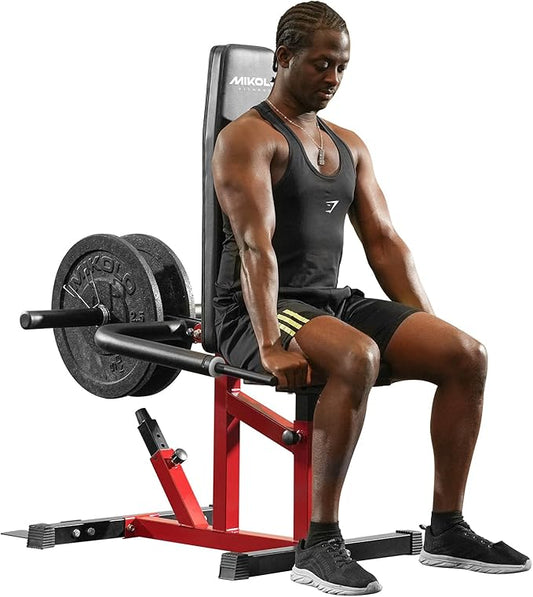 Mikolo Seated Dip Machine Plate Loaded - Tricep Dip Press & Cable Bar Combo for Home Gym, Strength Training, Chest, Biceps, and Triceps Workout, 400LBS Weight Capacity, Compact Design