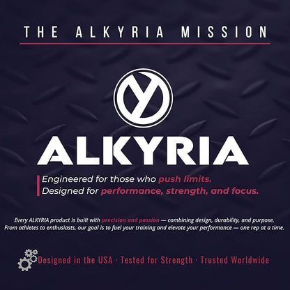 ALKYRIA Neck Harness Weight Lifting Trainer - Adjustable Neck Exerciser & Strengthener for Gym, Boxing, and Home Training - Padded Head Harness with Bonus Jaw Exerciser & Mesh Bag