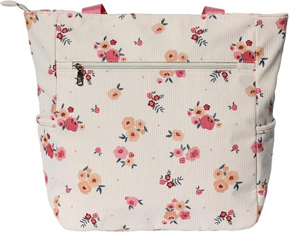 Original Floral Water Resistant Large Tote Bag Shoulder Bag for Gym Beach Travel Daily Bags Upgraded