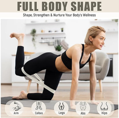 DEEKIN 30 Pcs Resistance Bands Bulk Resistance Loop Elastic Exercise Bands Exercise Equipment for Women Men Home Pilates, Fitness, Gym, Yoga