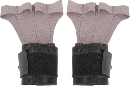 Ciieeo Gym Gloves for Men and Women Weight Lifting with Anti-Skid Grip, Sturdy Half-Finger Workout Gloves with Wrist Support for Fitness Training and Cycling, Gray Large