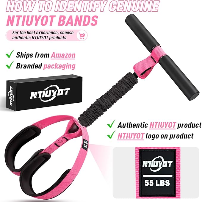 Upgraded Durable Pedal Resistance Band with Handle, Thickened Latex Tubes and Soft Foam Fabric Foot Pedal, Sit Up Exercise Equipment for Abdomen, Waist, Arm, Core/ABS, Leg, Physical Therapy