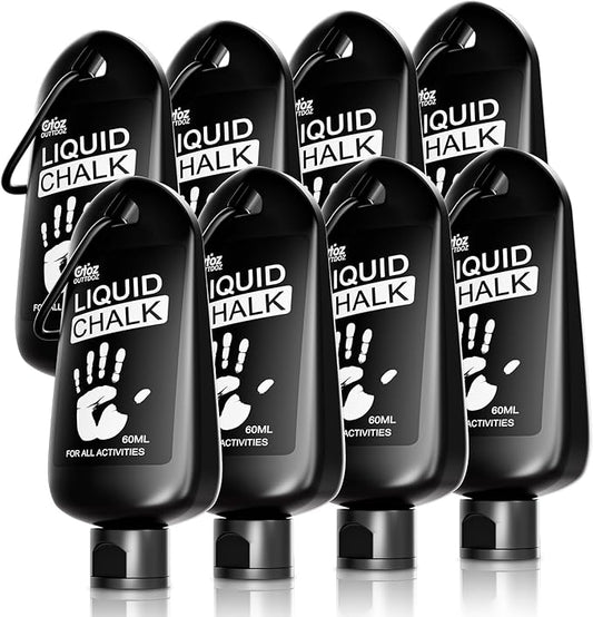 Pro Grade Liquid Chalk Mess-Free Gym Chalk for Weightlifting, Gymnastics, Rock Climbing, Dancing, Dries in Seconds| 1, 2, 4, 8, 30-Pack Options