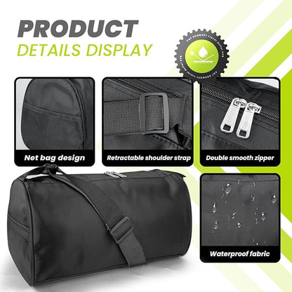 C&F BOGMOST Small Travel Duffel Bag Foldable Waterproof Gym Bag for Gym Beach Swim Bags Men Women Duffle Bag Lightweight Oxford Cloth Sports Bags -Yellow