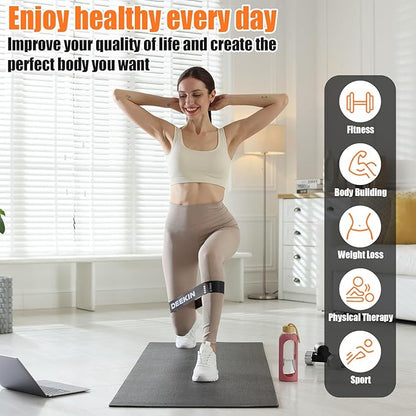 DEEKIN 20 Pcs Resistance Bands Bulk Loop Resistance Exercise Bands for Working Out Stretch Yoga Starter Set Elastic Exercise Fitness Band Equipment for Home Fitness, Gym, Yoga