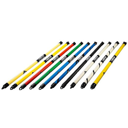 CanDo Slim WaTE Bar, 10-Piece Set, Bars Weighing 1, 2, 3, 4, 5, 6, 7, 8, 9, 10 lbs.