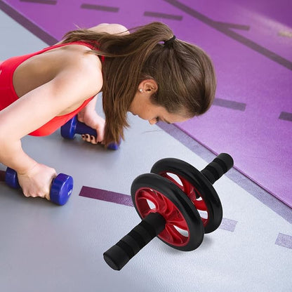 HEMOTON Ab Roller Wheel for Core Workout Quiet Abdominal Exerciser Home Gym Equipment with Non-slip Wide Wheel for Indoor and Outdoor Strength Training
