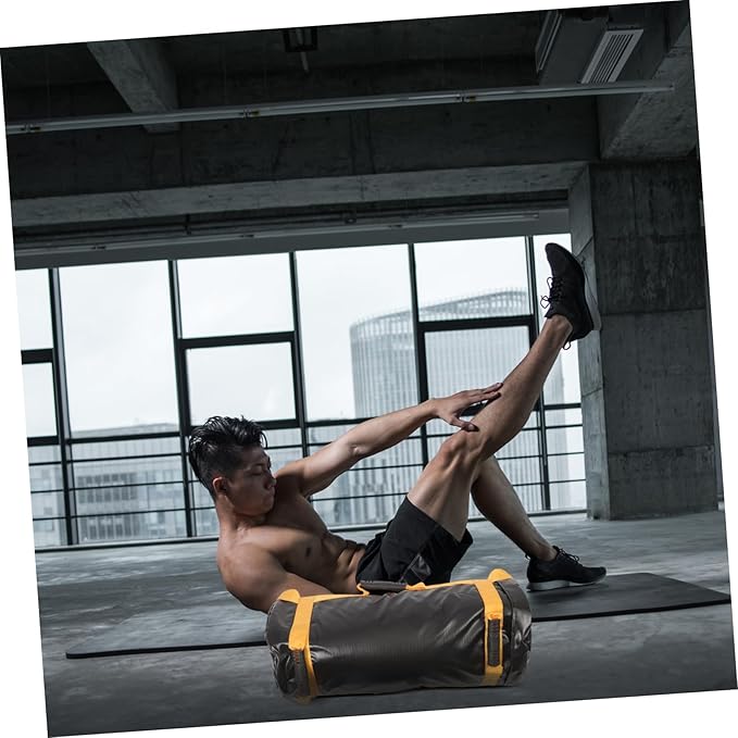 Kisangel Weight Lifting Bag for Men and Women Wear Resistant Gym Sandbag for Strength Training and Muscle Building Versatile Fitness Weight Bag for Weightlifting Exercises