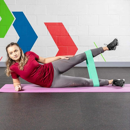 METIS Fabric Resistance Bands Set - Set of 3 Booty Bands | Essential Fitness Accessories | Light/Medium/Heavy Fitness Bands | Perfect for Home Fitness, Yoga, Pilates