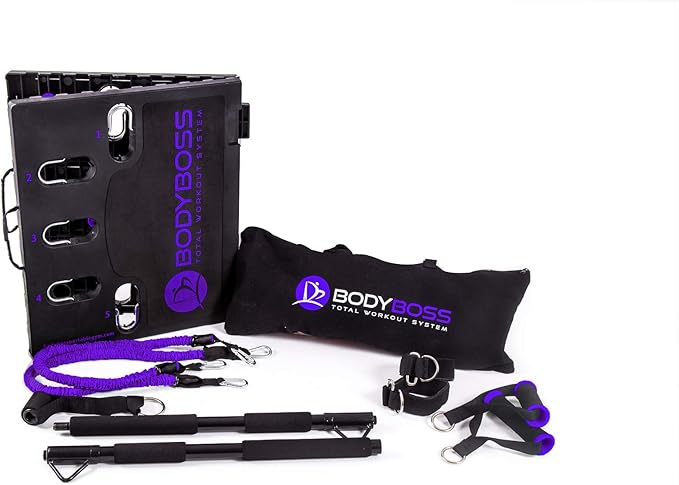 BodyBoss Home Gym 2.0 - Full Portable Gym Home Workout Package