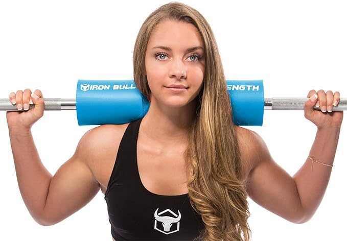 Advanced Squat Pad - Barbell Pad for Hip Thrusts, Squats & Lunges - Neck & Shoulder Squat Bar Pad Cushion Support Foam for Extra Comfort