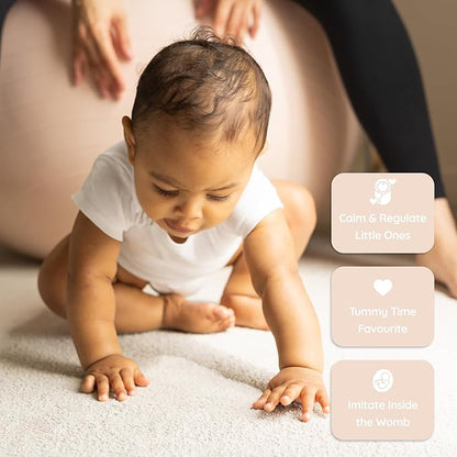BABYGO Birthing Ball - Pregnancy Yoga Labor & Exercise Ball & Book Set Trimester Targeting, Maternity Physio, Birth & Recovery Plan Included Anti Burst Eco Friendly