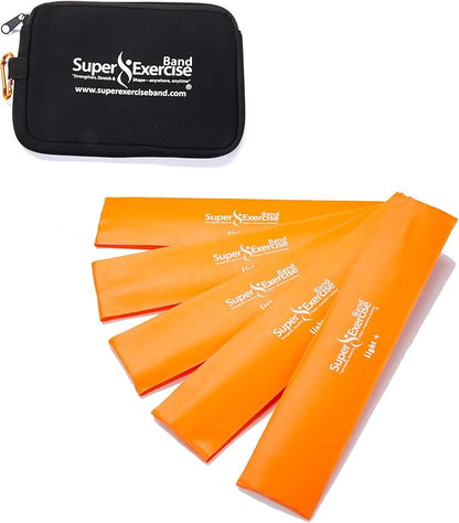 USA 14" x 3" Extra Long Latex Free Mini Loop Bands in 3, 5, 10 Pack Sets. 10 Strengths for Resistance Training, Stretching, Yoga, Toning. Plus an Exclusive iPhone App and E-Book.