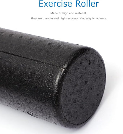 ibasenice Epp Solid Foam Roller Massage Stick for Muscle Relaxation and Fascia Release, 15x60cm High Density Fitness Roller for Back, Leg, and Neck Massage, Yoga Accessories for Sports