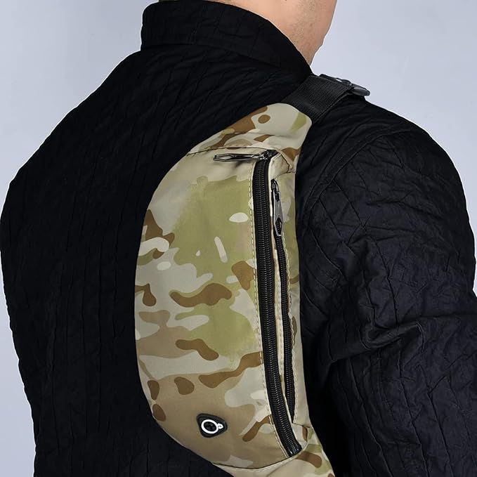 Fanny Pack for Men Women, Waterproof Sports Waist Bag Pack, Belt Bag for Travel Hiking Running