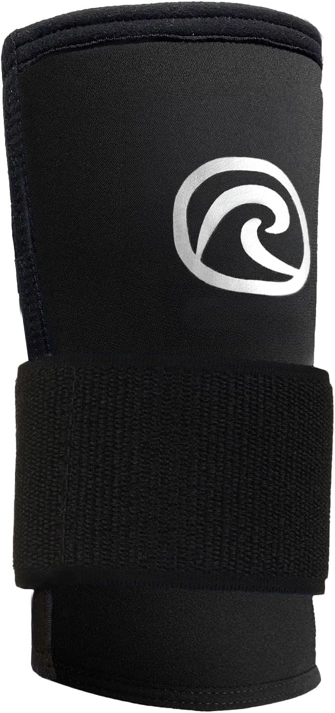 Rehband RX Wrist Support x World Fitness Project, 3-in-1 Neoprene Sleeve + Wrap for Strength Training, Protects During Kettlebell Training, stabilizes Wrist