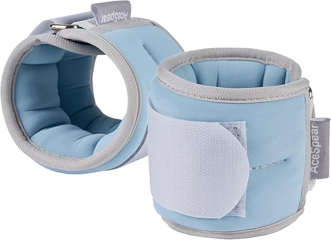 AceSpear Ankle Weights Sets for Men Women Kids 1lb 2lb 3lb 4lb 5lb Leg Weights Arm Wrist Weights Gym for Foot Exercise Training Workout Walking Jogging Yoga