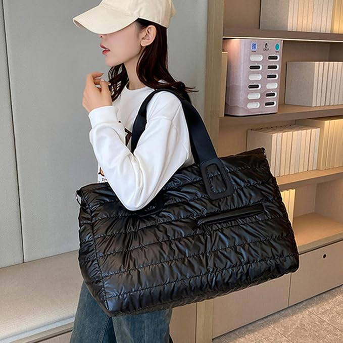 Gym B'ag, Waterproof Fabric, 52x35x22cm, Travel Duffle Holdall With Padded Shoulder Strap, Sports Gym B'ag With Wet Pocket, Spacious Design, For Outdoor, Travel, Workout, Fitness, Swimming, Yoga