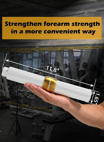 Grip Strength Trainer, Aluminum Alloy Forearm Strengthener Wrist Trainer with Adjustable Resistance Knob, Forearm Exerciser for Home Gym Sports Man Women Wrist Arm Builder