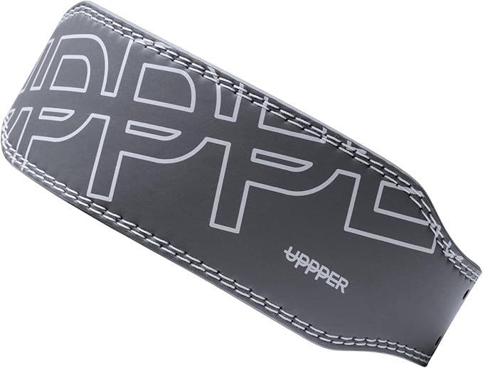 UPPPER Weight Lifting Belt - Double Prong 4” to 2.5” Tapered Premium Lifting Belt for Men and Women - Ultimate Back Support For Weightlifting and Powerlifting | Premium Fitness Gear
