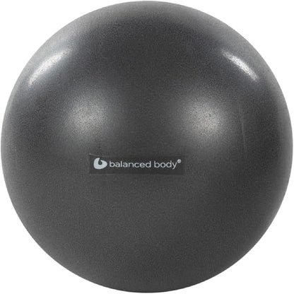 Balanced Body Inflatable Ball, Exercise Ball for Stability, Core Strengthening, and Fitness, Pilates Equipment for Home Gym or Studio Use, 8 Inches to 10 Inches, Storm Gray
