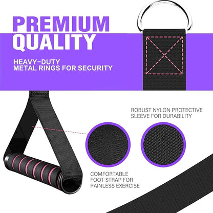 Pilates Bar Kit with Resistance Bands,Pilates Bar with Stackable Bands Workout Equipment for Legs,Hip,Waist and Arm,Exercise Fitness Equipment for Women & Men Home Gym Yoga Pilates
