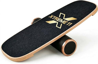 Balance Board Sports Trainer, Surf Trainer Board With Adjustable Stoppers, Improve Core Strength and Balance Control