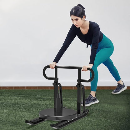 Kipika Weight Sled, Workout Sled, Fitness Strength Training Sled, Speed Training Sled for Athletic Exercise, Speed Improvement, Easily Through Obstacles, Suitable for 1" & 2" Weight Plate