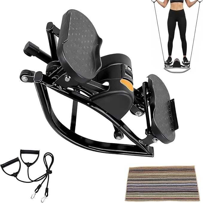 U Shape Stepper - Compact for Small Spaces, Digital Display for Home Cardio Workout and Apartment Fitness, Suitable for Home