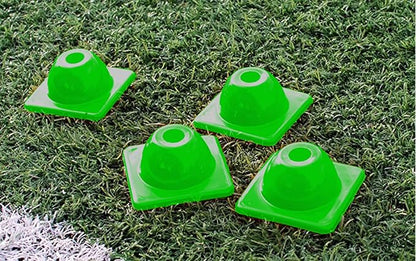 Heavy Duty Agility Training Cones (2 in, 6 in, 9 in, 12 in, 18 in, 28 in) for Sports and Kids Coaching, Multipurpose Field Marker Cones, Soccer, Basketball Drills, Bike, Motorcycle Training