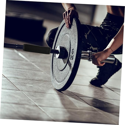 2pcs Anti-slip Barbell Pad Cover for Weight Lifting Durable Protective Mat for Hip Thrusts and Deadlifts Convenient Grip Accessory for Home Gym