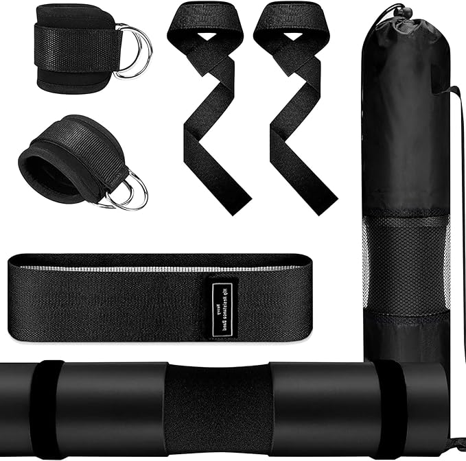 Mjaie Sport Barbells Machine Compatible Hip Thrusts Pad Set Comprising Essential Accessories Suitable for Routines Hip Thrusts Barbells Pad