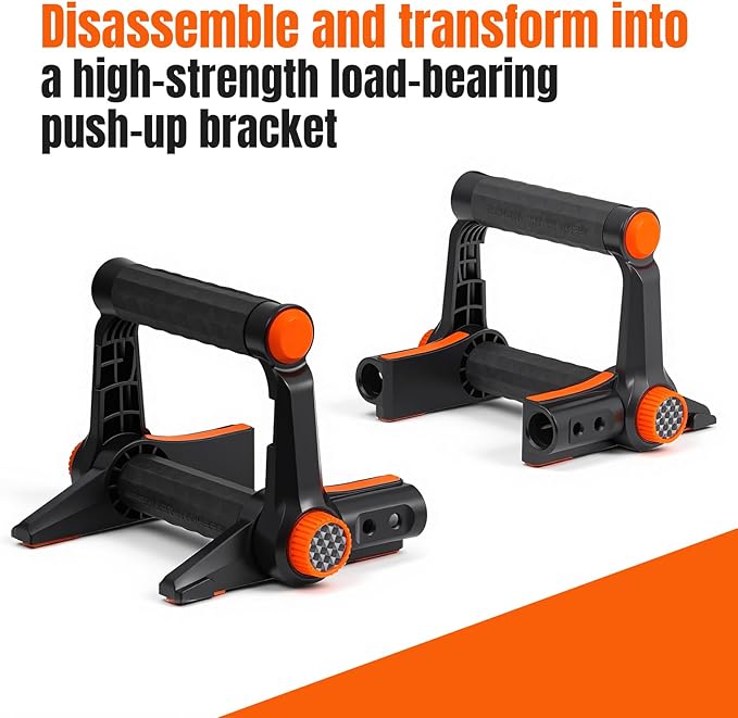 Twister Arm Trainer, Adjustable Chest and Arm Trainer 2 in 1 Gym Workout Equipment for Arm and Chest Muscle Training, Portable Push Up Bar with Anti-Slip Handles for Men Women