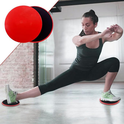 Core Sliders - Exercise Sliders | Yoga Pilates Gliding Disc | 2 Exercise Fitness Sliders | 2s Sided Gliding Sliding Discs | Core Gym Equipment | Pilates Sliding Plates for Women Men and Teens