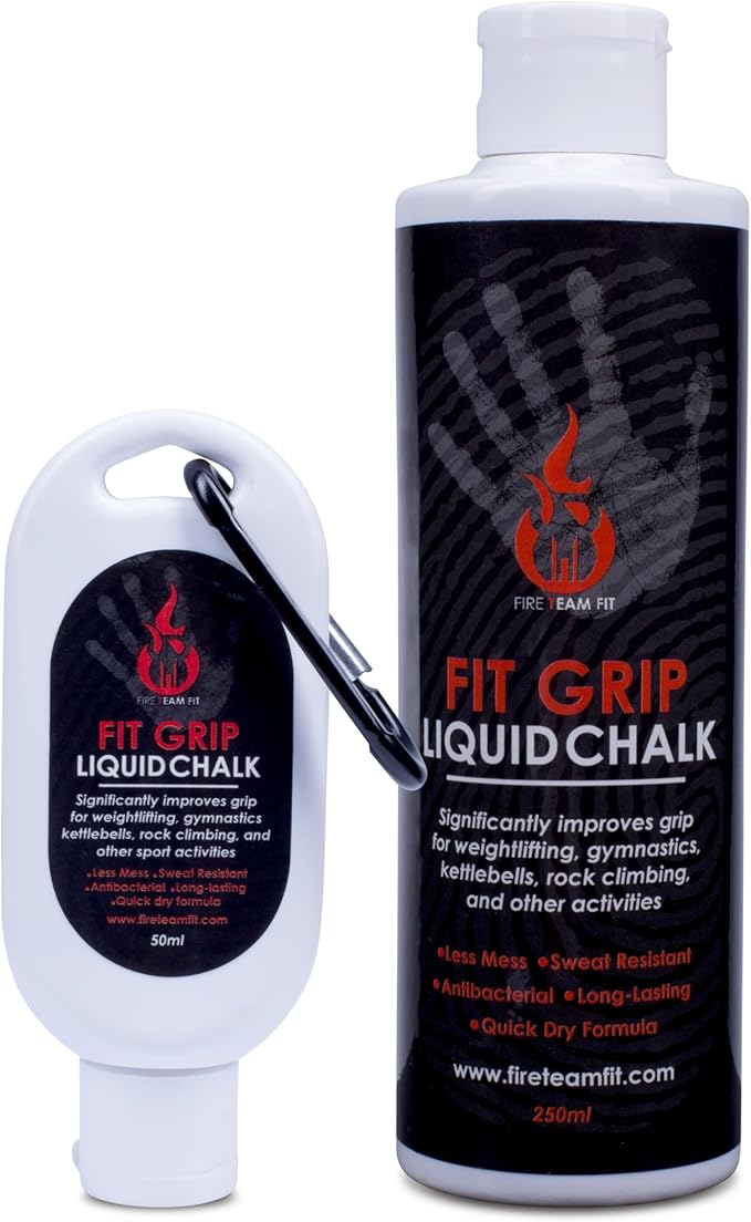 Liquid Chalk for Weight Lifting, Rock Climbing, Cross Training, & Powerlifting, Gym Approved Workout Chalk for Hands & Calluses