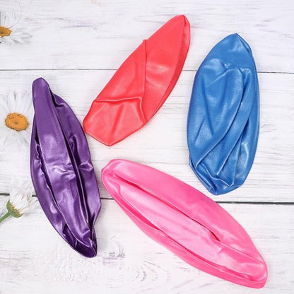 BESTYASH 4pcs Anti-Burst Yoga Balls PVC Exercise Balancer Mini Pilates Balls Thickened Non-Slip Stability Trainer for Core Workout Home Gym Fitness (15-35cm Random Size, Red Pink Blue