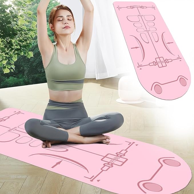 Exercise Equipment Mat - Extra Long Yoga Mat Non-Slip 5.25x2.3ft | Men And Women Exercising Mat, Sound Insulation Knee Joint Protector Pad For Ab Roller Wheel And Workout Accessories