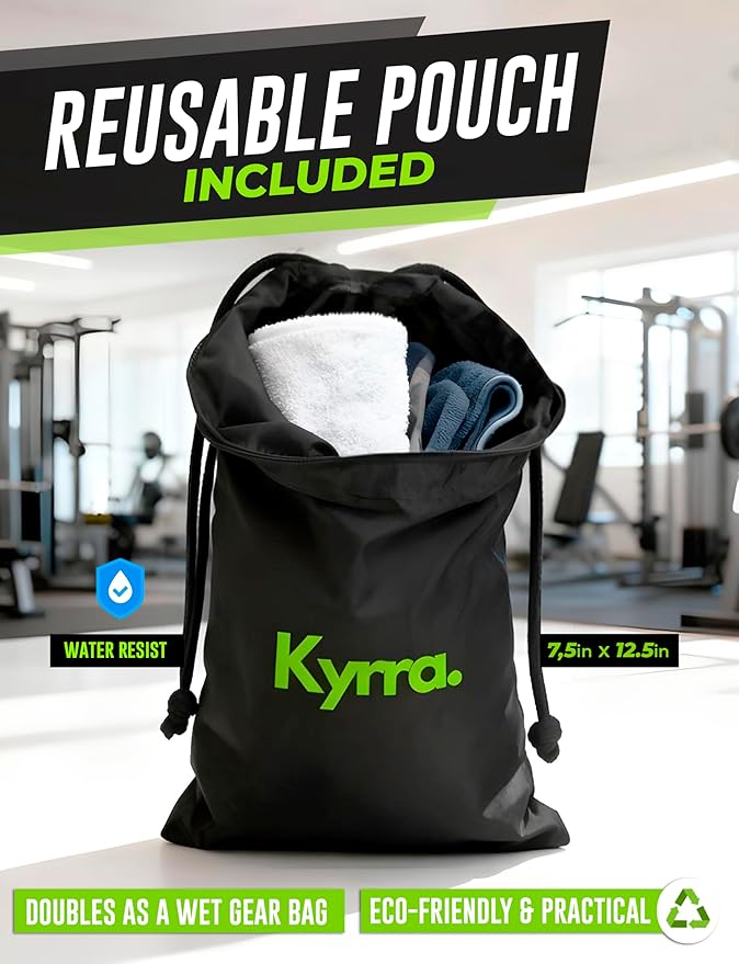 kyrra. Magnetic Gym Bag with Water Bottle Holder Compact Crossbody Bag with Magnetic Attachment and Reusable Gym Pouch Small Gym Water Bottle Bag for Men and Women