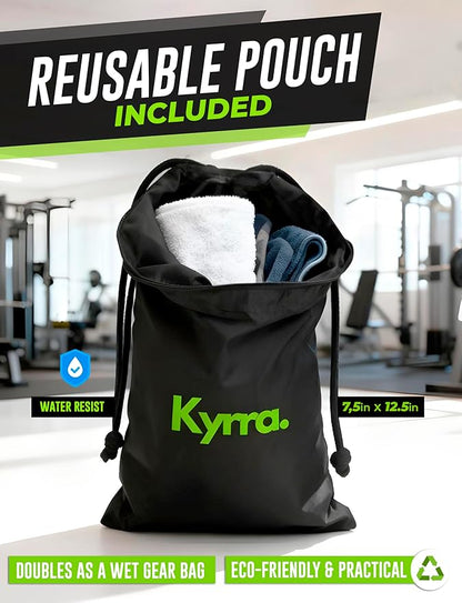 kyrra. Magnetic Gym Bag with Water Bottle Holder Compact Crossbody Bag with Magnetic Attachment and Reusable Gym Pouch Small Gym Water Bottle Bag for Men and Women