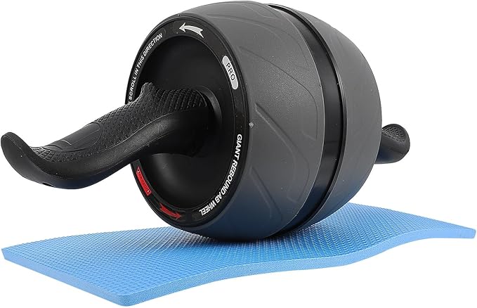 Ab Roller Wheel Fitness Roller with Automatic Rebound, Abs Abdominal Trainer for Home Workouts, Core Strength Exercise Equipment for Men and Women