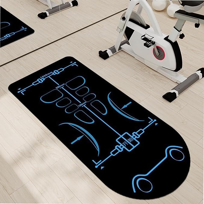 Exercise Equipment Mat - Extra Long Yoga Mat Non-Slip 5.25x2.3ft | Men And Women Exercising Mat, Sound Insulation Knee Joint Protector Pad For Ab Roller Wheel And Workout Accessories