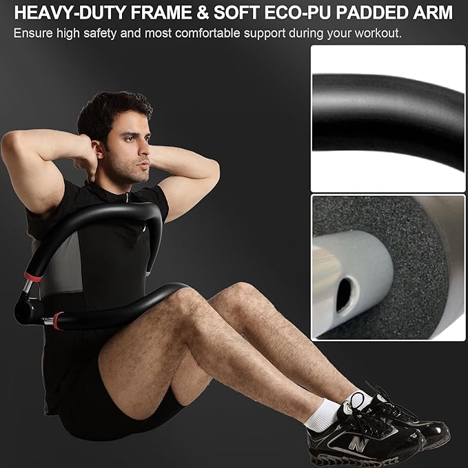 Ab Machine Ab Workout Equipment,Sit Up Exercise Equipment For Stomach Workout, Adjustable Abdominal & Strength Trainer For Men & Women,Fitness Exercise Equipment For Home.US Patented