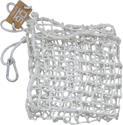 Angles90 Homemade Weight Net - White Polyester, 5-440 lb - Versatile Net for Cable Machine Attachment - Supports 5-440 lb for Weight Cable Pulley System - Sand Bag Attachment for Stones & Bricks