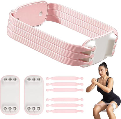 Adjustable Booty Bands-Resistance Bands for Legs Working Out-10/20/30lbs Exercise Workout Band with Carry Bag for Women & Men Physical Therapy, Home Fitness, Strength Training, Yoga