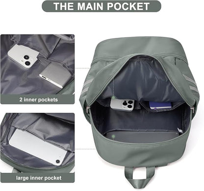 coofay Gym Backpack For Women Waterproof Backpack With Shoe Compartment Lightweight Travel Backpack Sports Backpacks Large Gym Bag