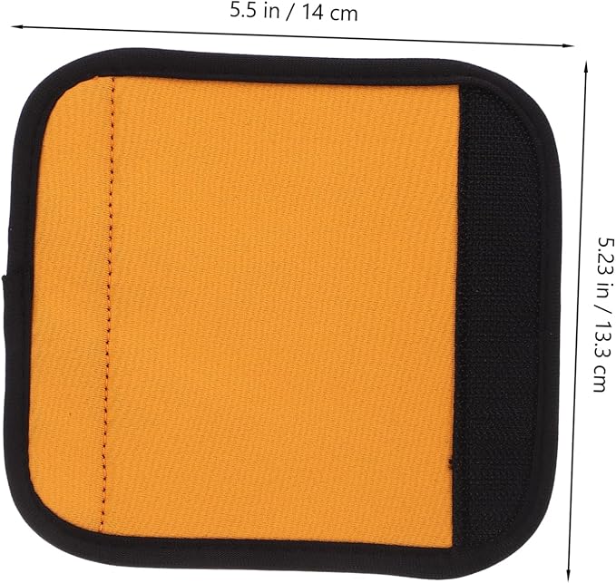 Toyvian 2pcs Grip Pads Gym Barbell Pad Wrist Straps Deadlift Barbell Cushion Hip Thrust Mat