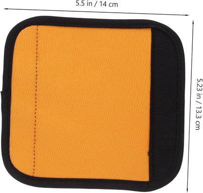 Toyvian 2pcs Grip Pads Gym Barbell Pad Wrist Straps Deadlift Barbell Cushion Hip Thrust Mat