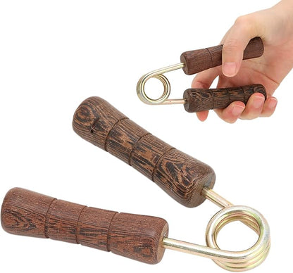 Hand Grip Strengthener, Wood Grip Strength Trainer Wrist Forearm Hand Exerciser Home Gym for Quickly Increasing Wrist Forearm and Finger Strength