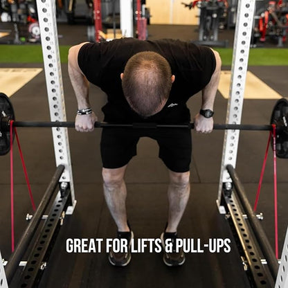 REP Fitness Short Resistance Bands for Strength and Conditioning. Multiple Resistance Levels Available from 5-230lbs. Sold as a Pair. 12" Length.