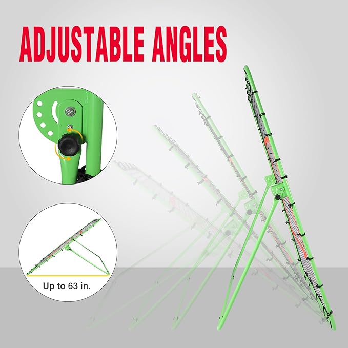 Lineslife Adjustable Agility Hurdles,4 Height Speed Training Hurdles, Portable Speed Training Equipment with Carry Bag for for Athletes,Kids,Soccer,Basketball